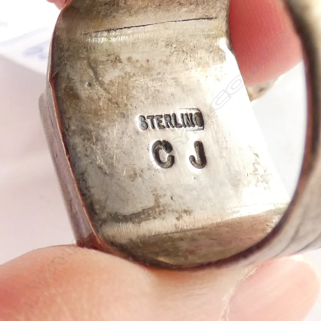 SIL TURQ. (ELLA PETER) EARRINGS & SILVER RING Image 1++