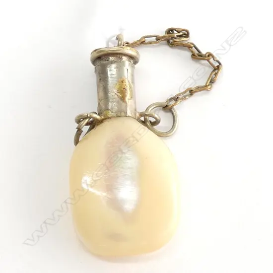 ANTIQUE MOP PERFUME BOTTLE CHARM SIZE