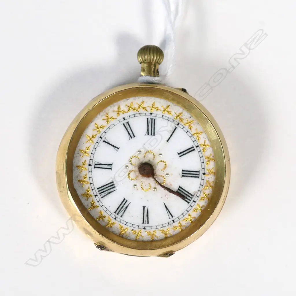 9CT GOLD POCKET WATCH (AF) 16.88gm including movement Image 1++