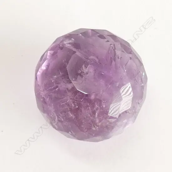 240 CT LARGE FACETED AMETHYST BEAD