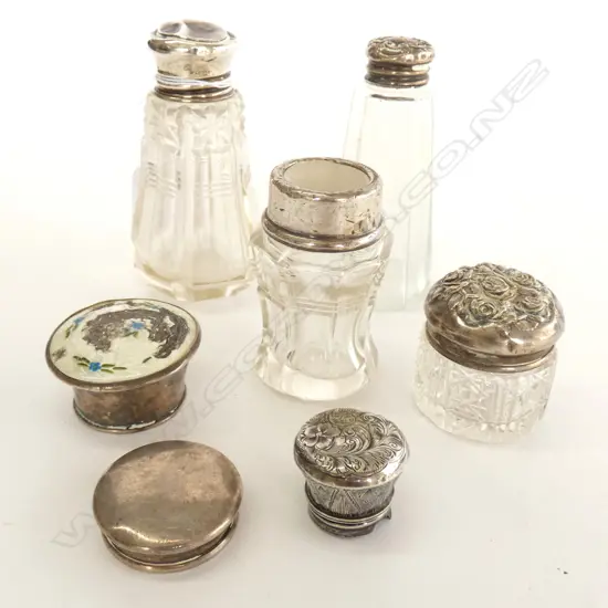 4 STG SILVER TOP CONTAINERS + 3 LIDS