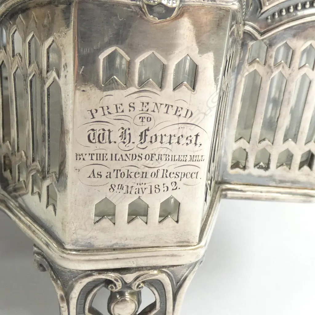 C. 1852 PRESENTATION CONDIMENT SET (DATED) Image 1++