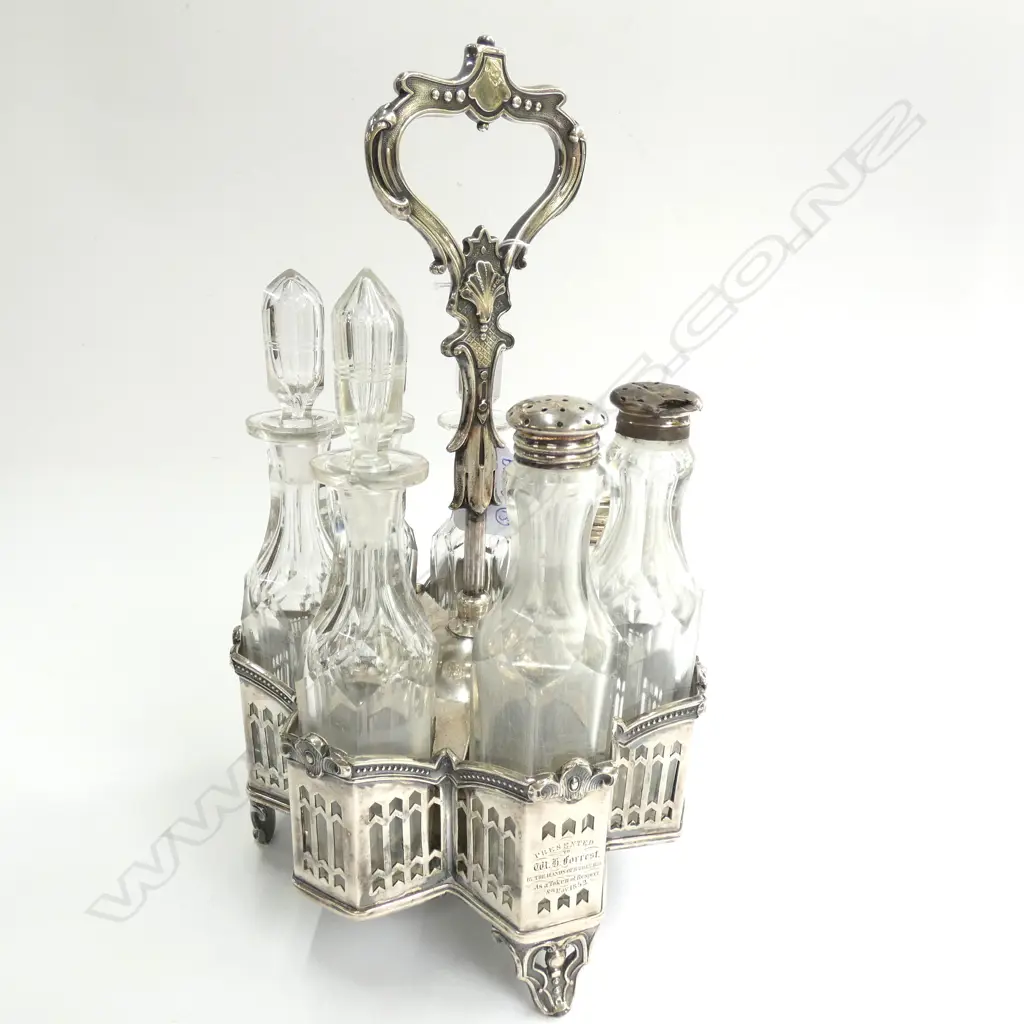 C. 1852 PRESENTATION CONDIMENT SET (DATED) Image 1++