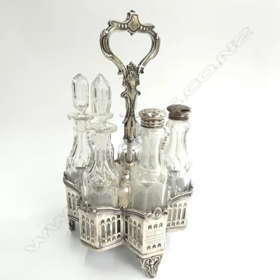 C. 1852 PRESENTATION CONDIMENT SET (DATED)
