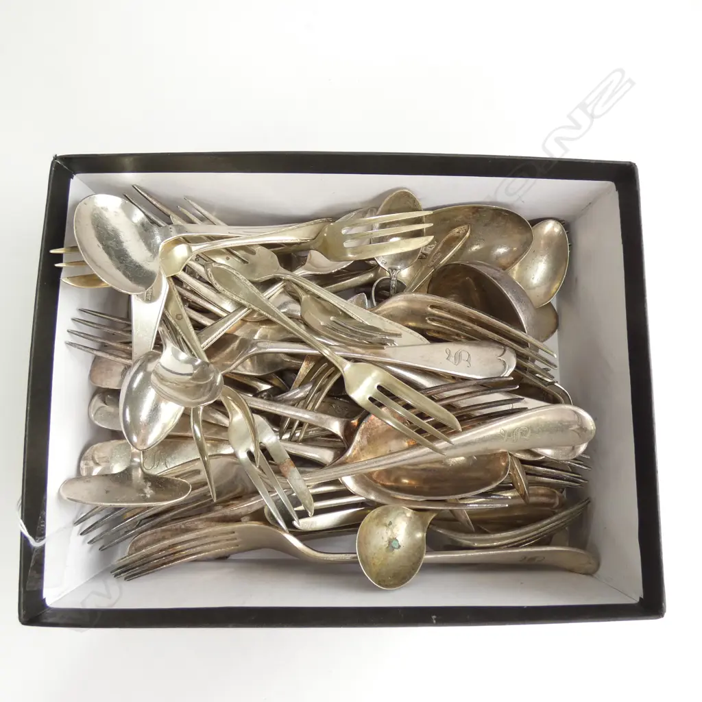 COLLECTION OF SILVER PLATED CUTLERY (SOME MARKED 'S') Image 1++