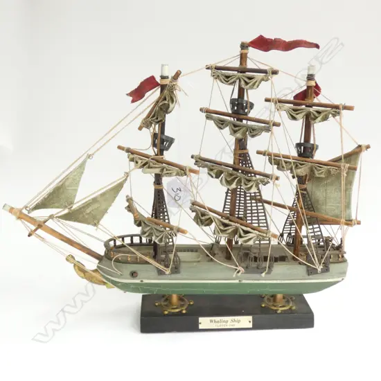 MOLDEL WHALING SHIP, THE CLIPPER 1846