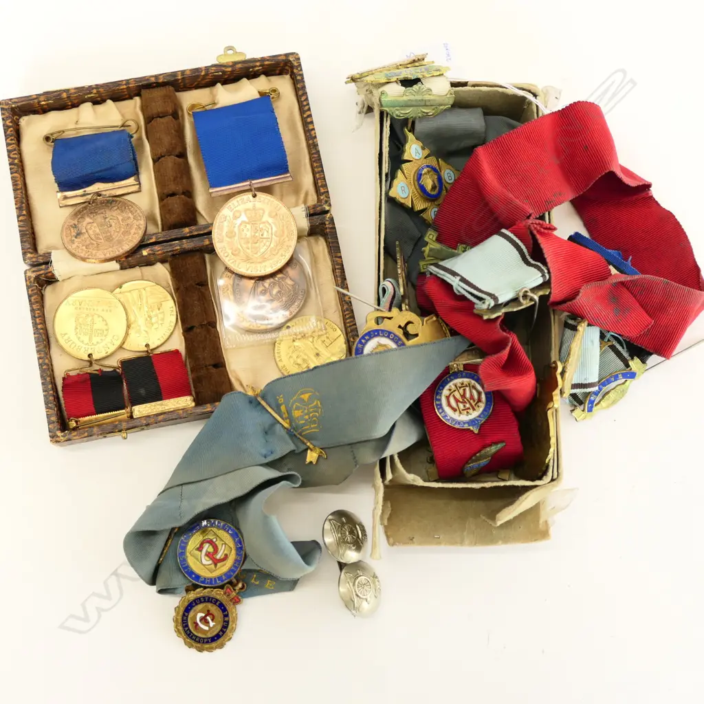 COLLECTION OF MEDALS & BADGES Image 1++