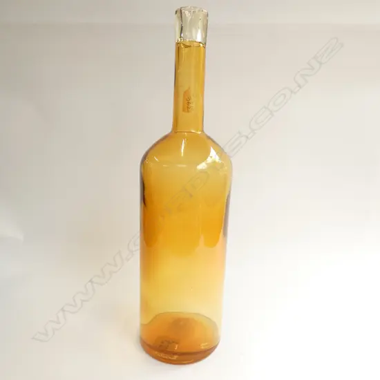 POLS POTTEN ART GLASS BOTTLE H. 470MM