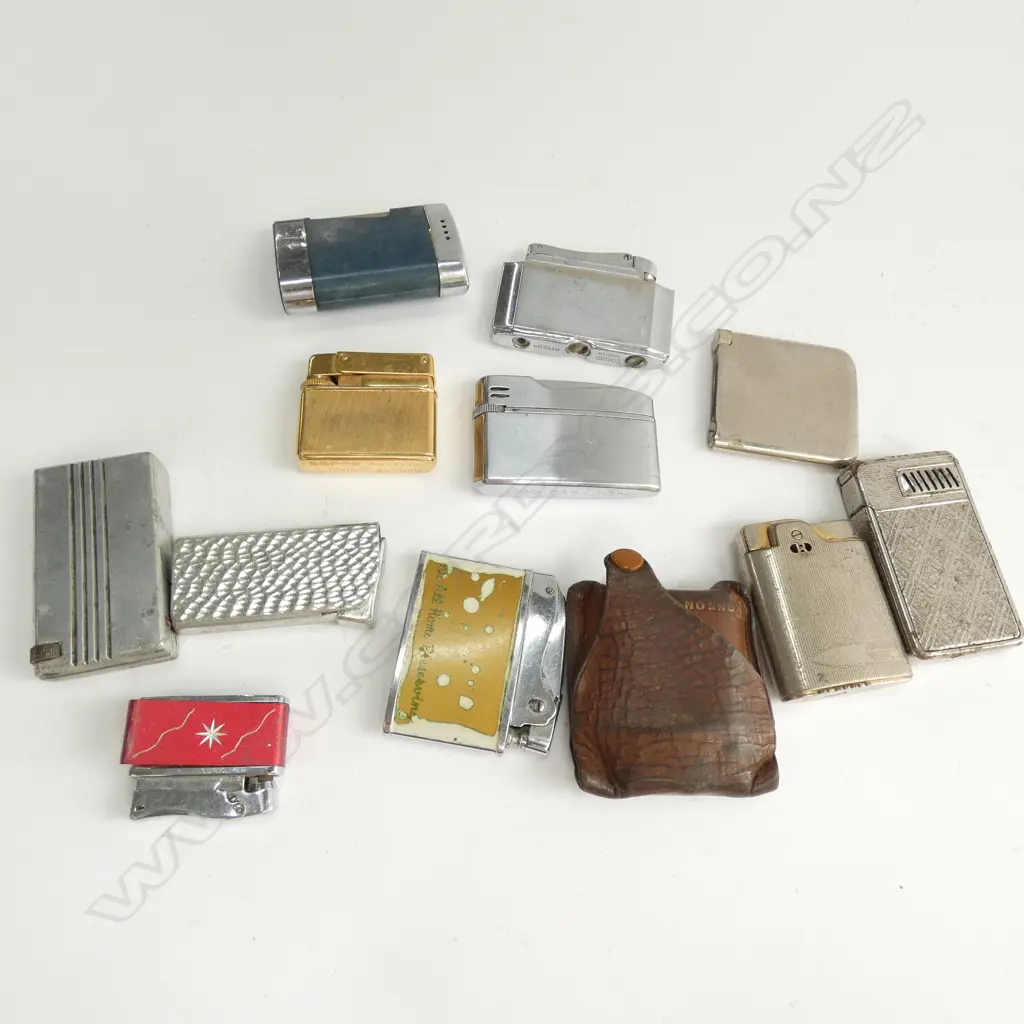 12 VINTAGE LIGHTERS; RONSON, IMCO ETC Image 1++