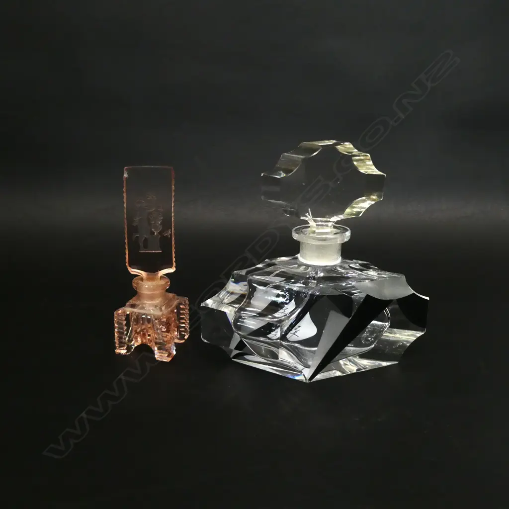 2 ART DECO PERFUME BOTTLES  Image 1++