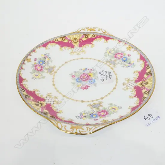 SHELLEY SHERATON CAKE PLATE 255MM DIAM