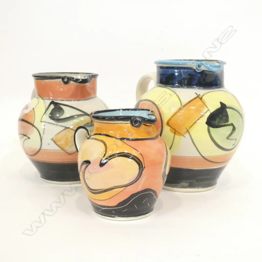 3X SET GRADUATING ANDREW VANDER PUTTEN JUGS Image 1++