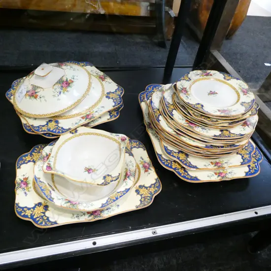 23 ASST CROWN DUCAL DINNER WARE