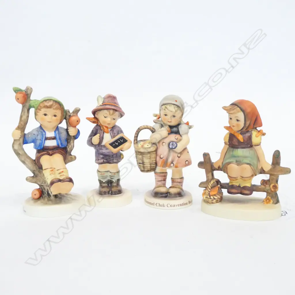 4 HUMMEL 142 3/0 APPLETREE BOY; 411 3/0 DO I DARE; 112 3/0 JUST RESTING; 556 ONE PLUS ONE Image 1++