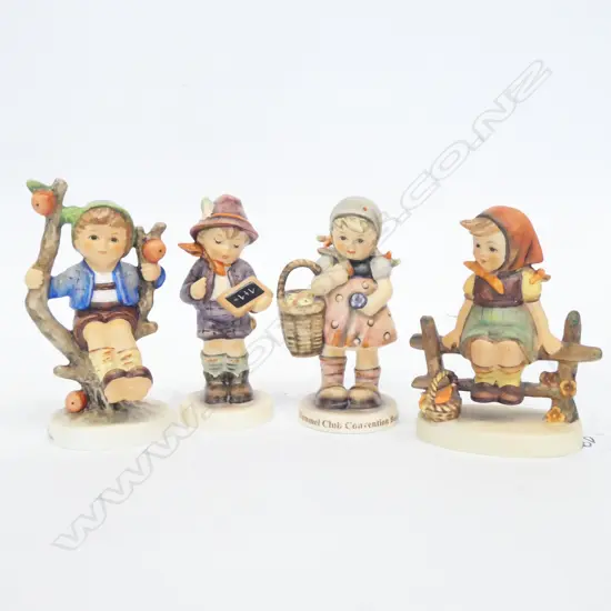 4 HUMMEL 142 3/0 APPLETREE BOY; 411 3/0 DO I DARE; 112 3/0 JUST RESTING; 556 ONE PLUS ONE