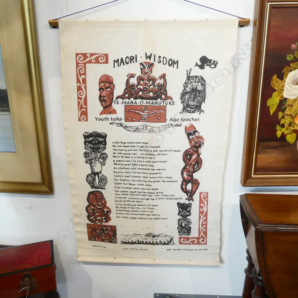 MAORI WISDOM WALL HANGER Image 1++