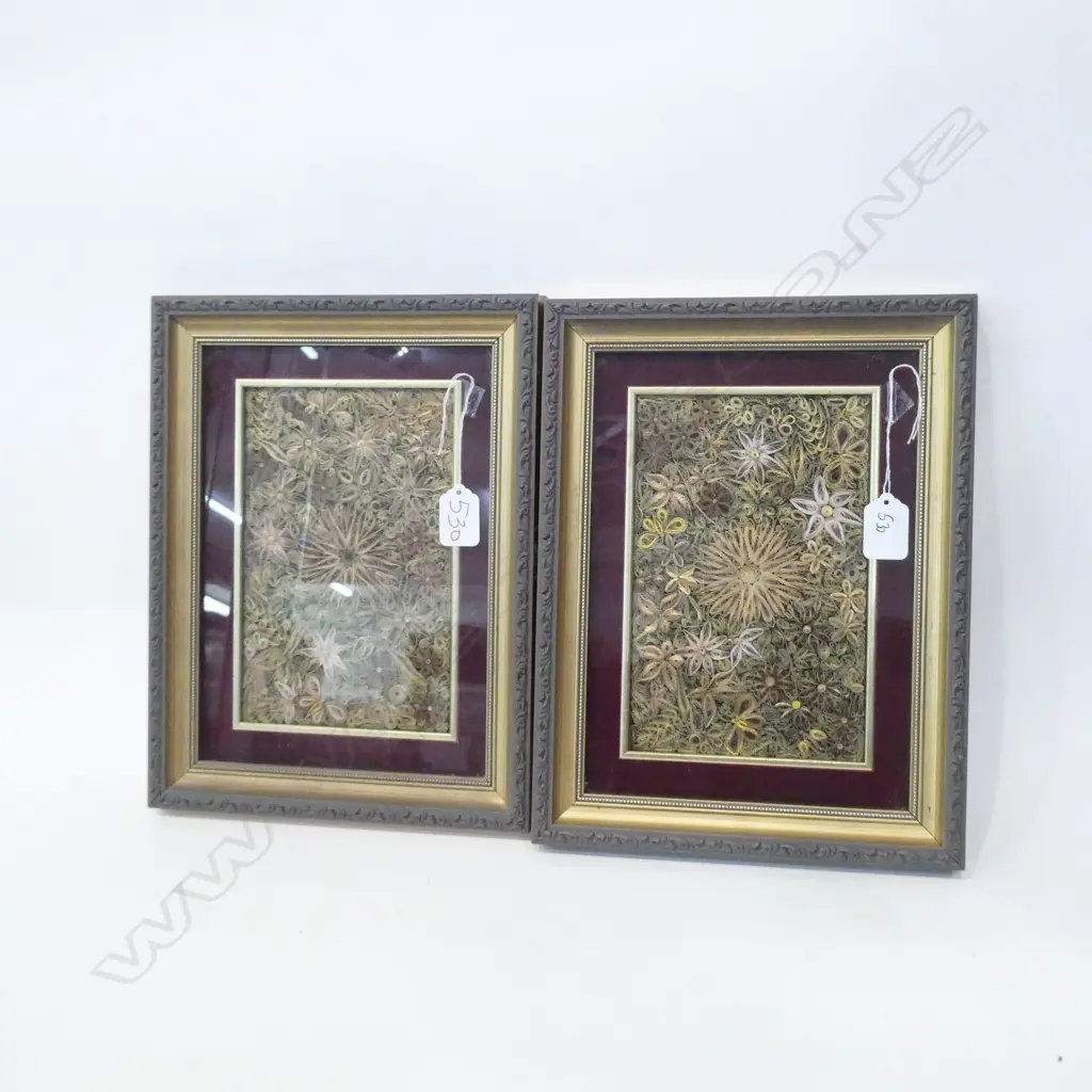 VINTAGE COLOURED EDGE SCROLLING PAPER ARTWORKS Image 1++