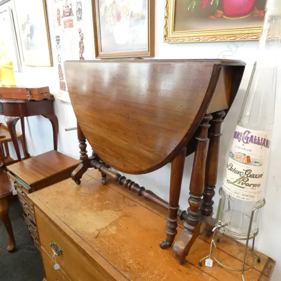 VICTORIAN MAHOGANY SUTHERLAND TABLE