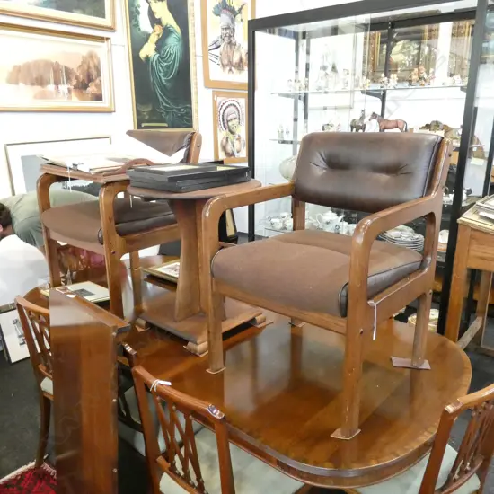 2 AMERICAN MID CENTURY ARMCHAIRS