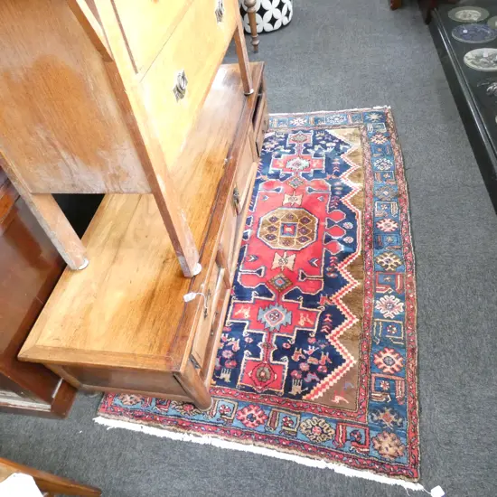 HAND KNOTTED HAMADAN PERSIAN RUG 1880 X 1120MM