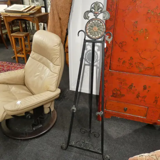 FRENCH STYLE METAL EASEL PAINTED H.1350mm