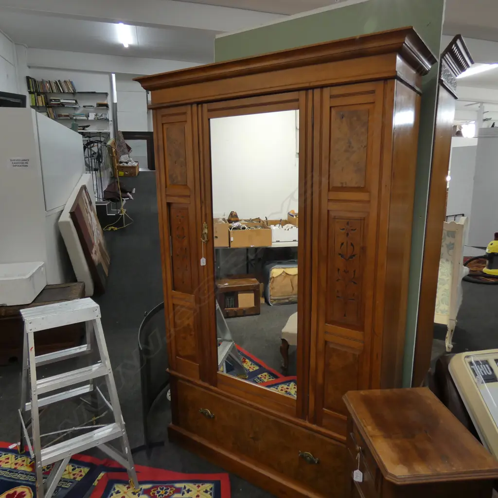 EDWARDIAN KAURI WARDROBE Image 1++