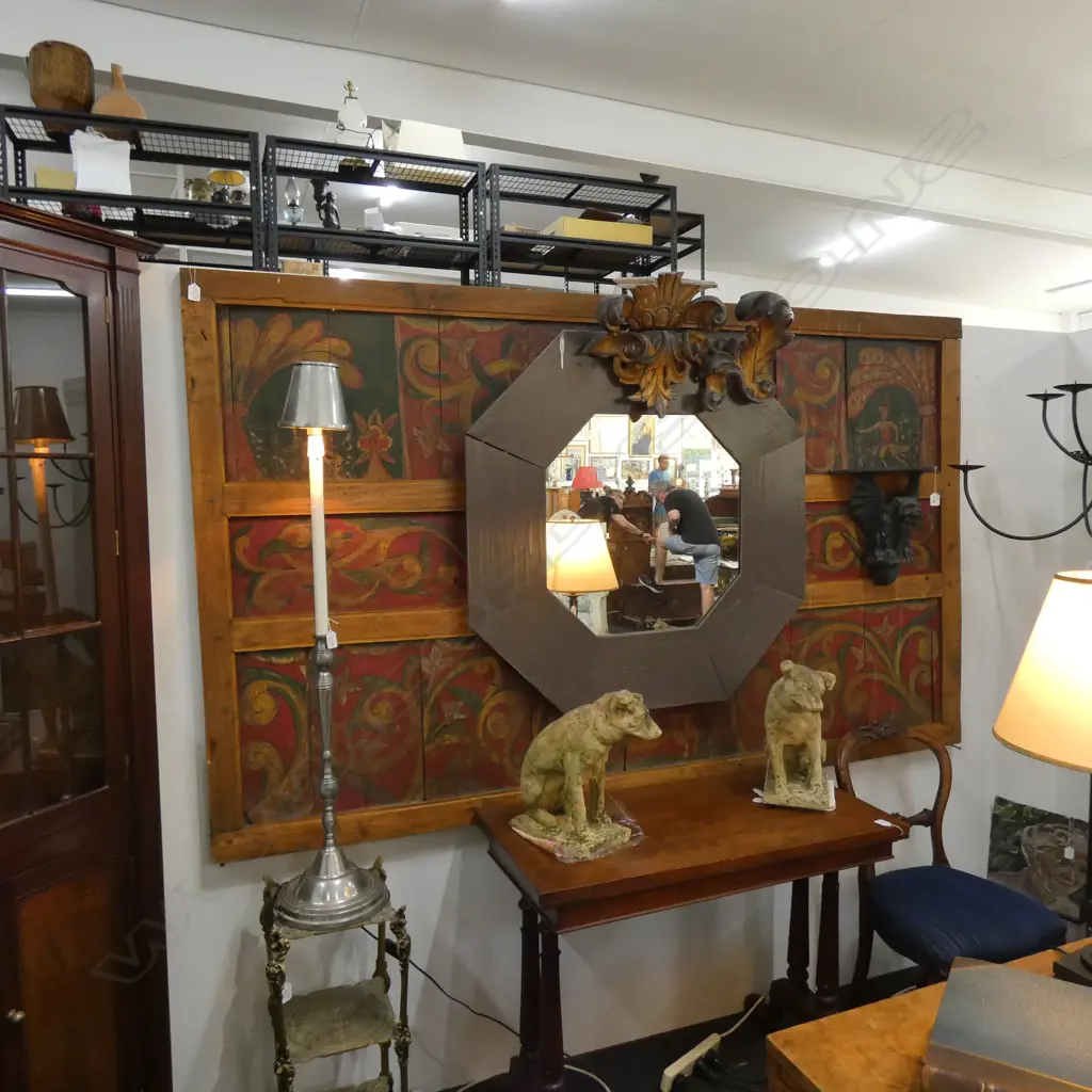 RED PAINTED EXOTIC PANEL 2170 X 1300MM Image 1++