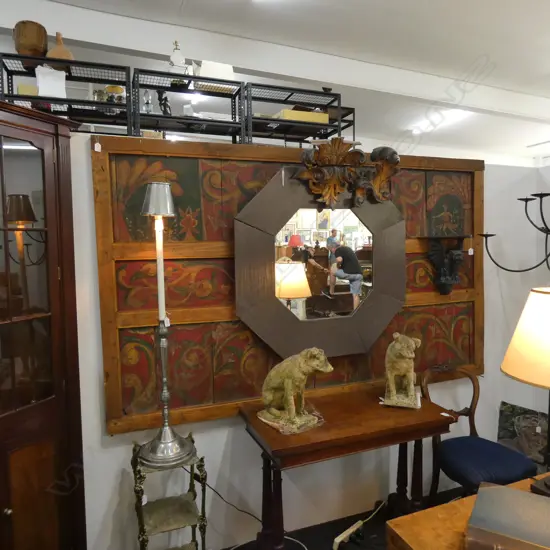 RED PAINTED EXOTIC PANEL 2170 X 1300MM