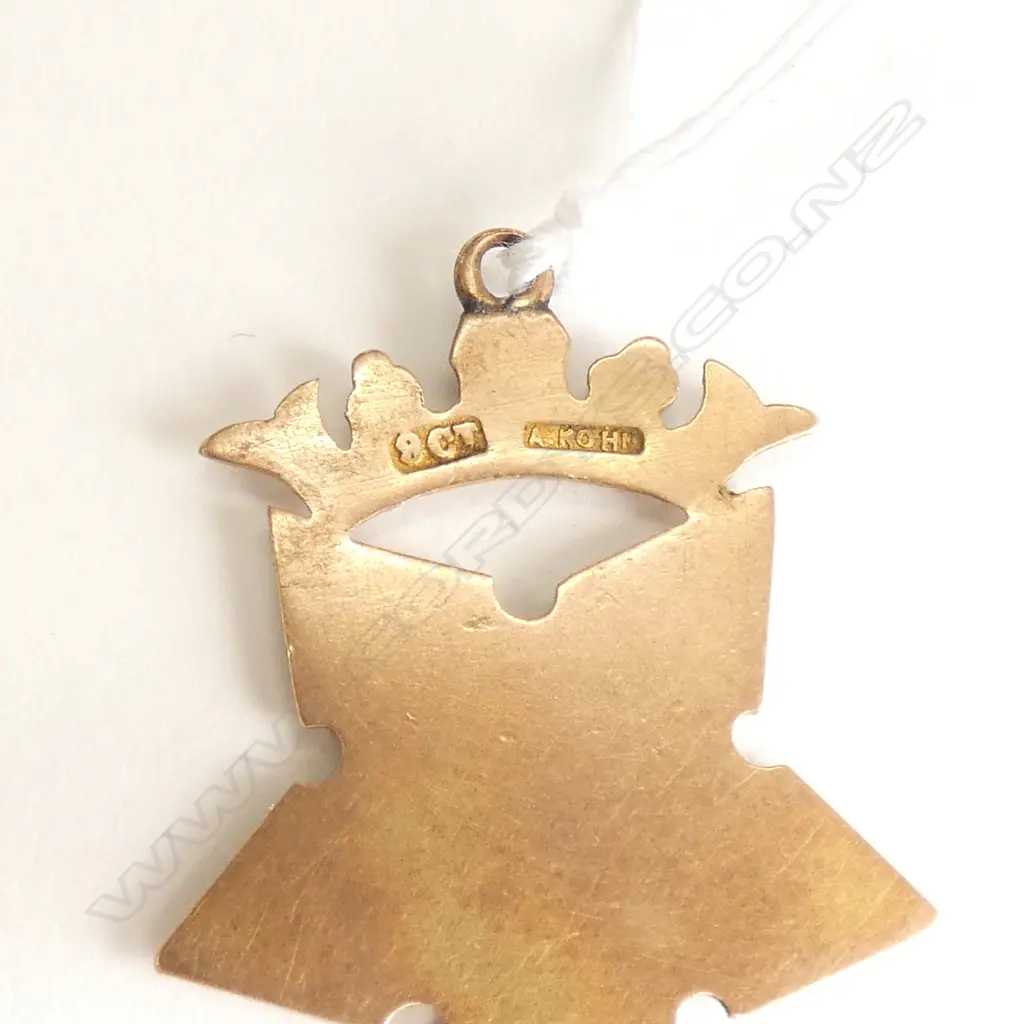 9CT A. KOHN NZ MEDALLION WEIGHT 4 GRAMS Image 1++
