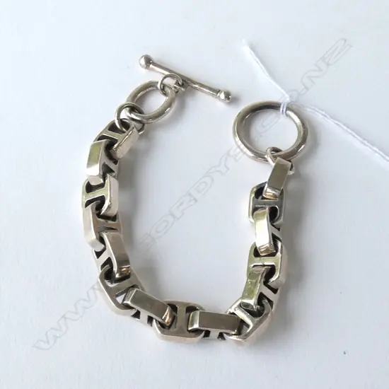 SILVER BRACELET CAPSTAN TYPE LINK 39.5GMS