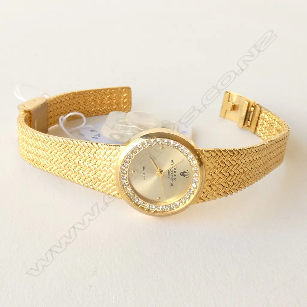 LDS IMITATION ROLEX DRESS WATCH QUARTZ. Image 1++