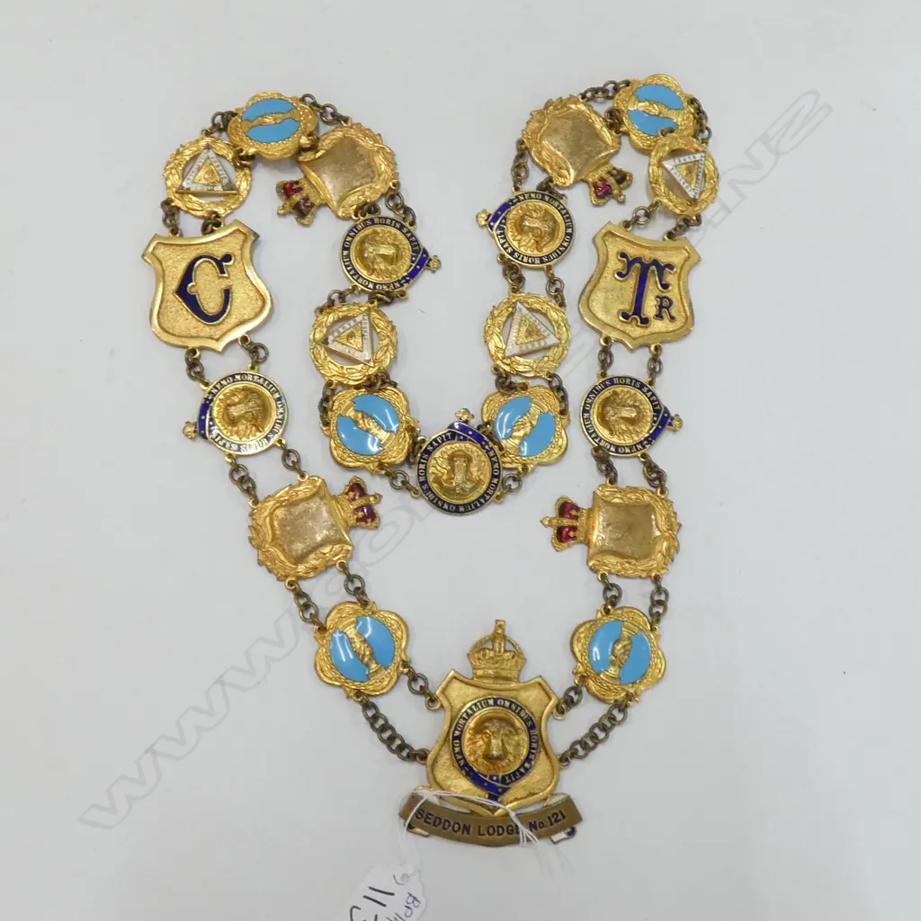 LARGE ROYAL ORDER OF THE BUFFALO REGALIA NECKLACE Image 1++