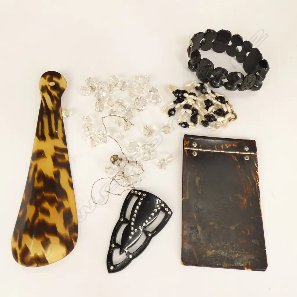 ASST. JEWELLERY, JET?, TORTOISHELL ETC Image 1++