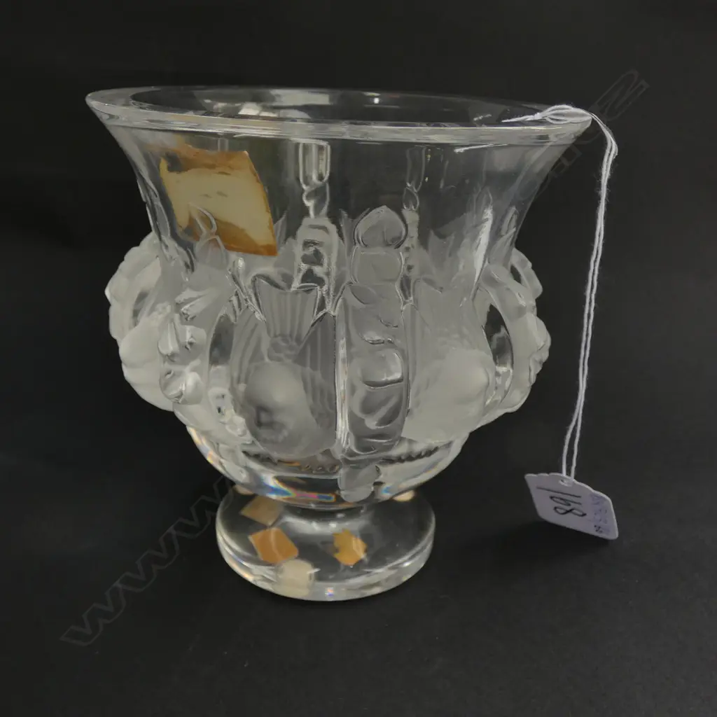 SMALL LALIQUE BIRD VASE Image 1++