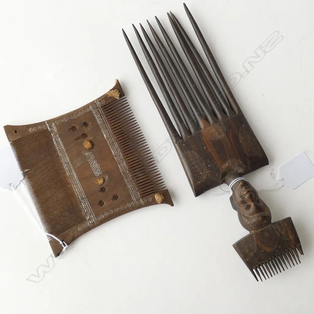 2 PACIFIC ISLAND COMBS L. 250MM Image 1++