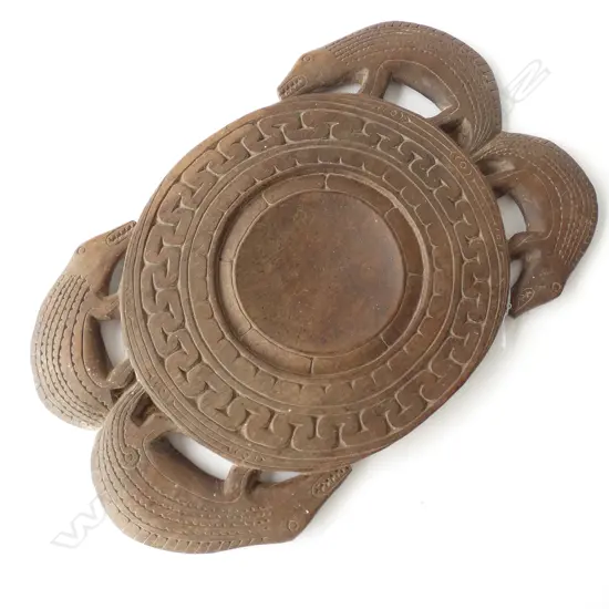 CARVED WOODEN TRIBAL BOARD L. 420MM