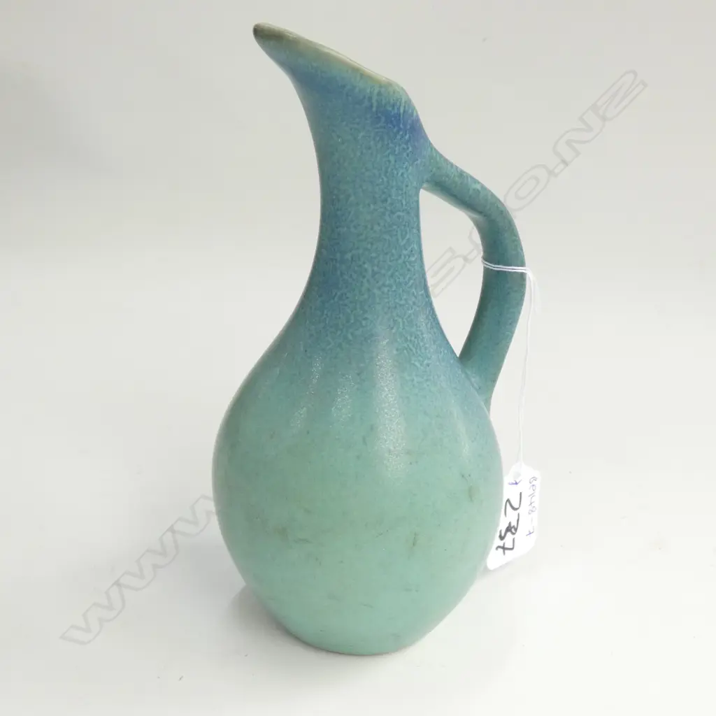 VAN BRIGGLE CALIFORNIA BLUE GLAZE STUDIO JUG Image 1++
