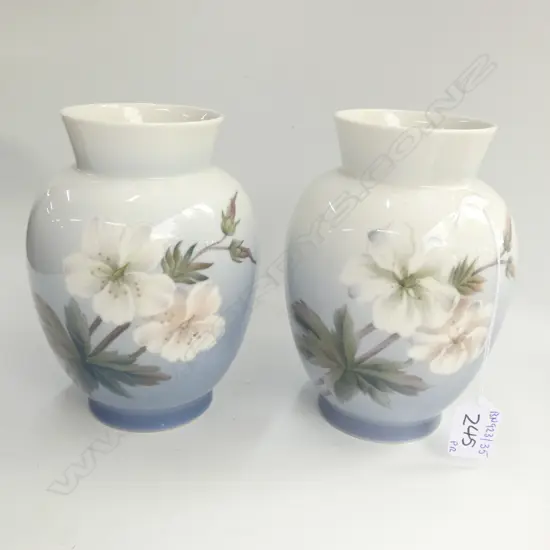 PR OF COPENHAGEN VASES
