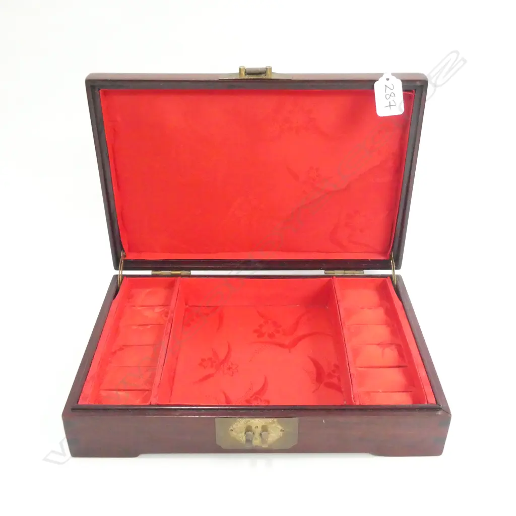 CHINESE ROSEWOOD JEWEL BOX Image 1++