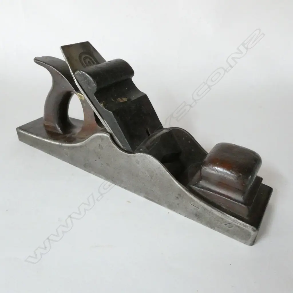 19thC 13¾" MATHIESON STEEL & ROSEWOOD PANEL PLANE Image 1++