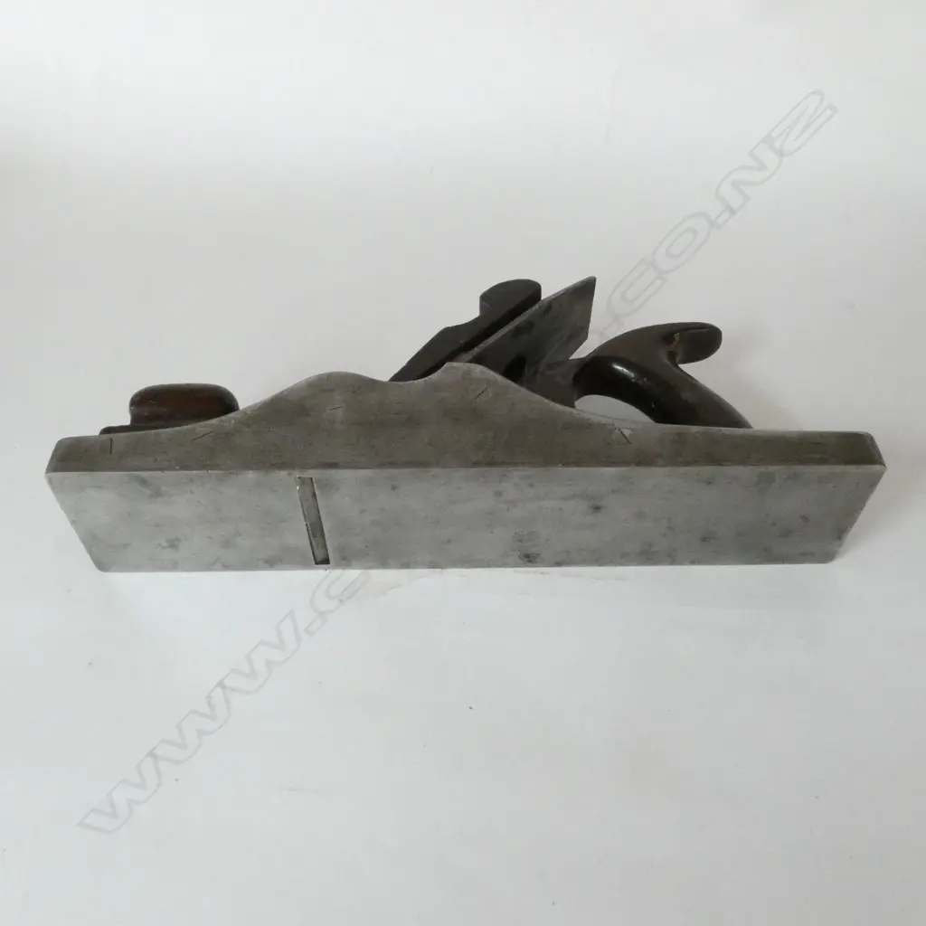 19thC 13¾" MATHIESON STEEL & ROSEWOOD PANEL PLANE Image 1++