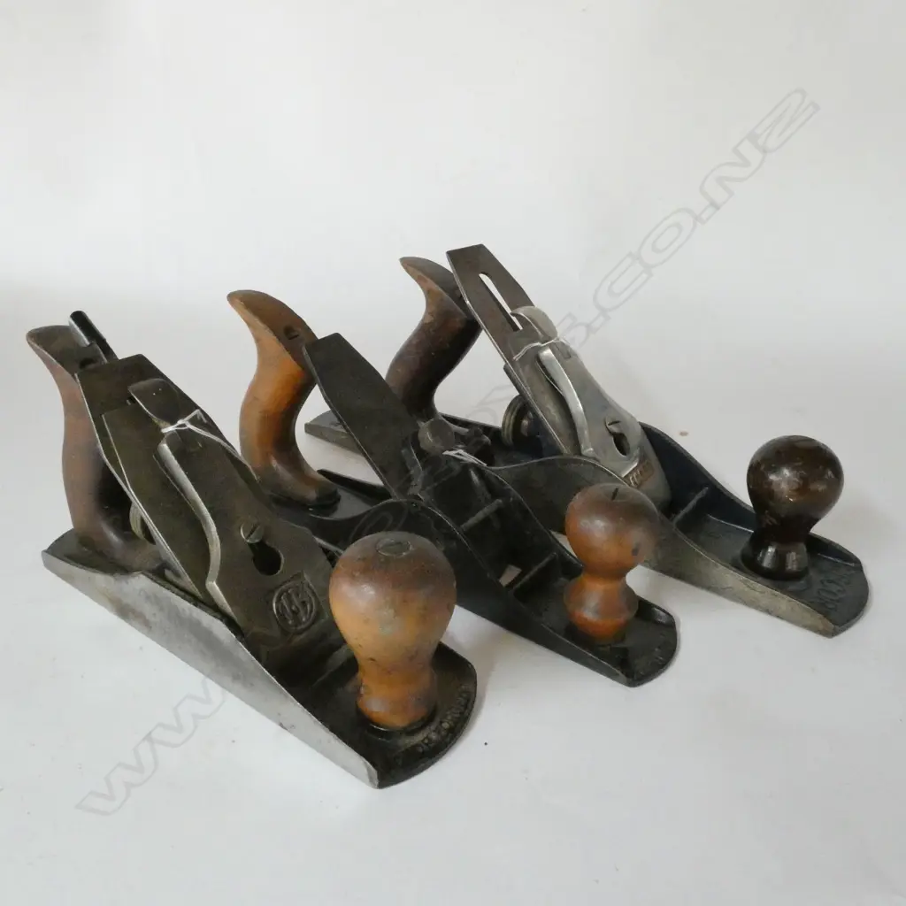 RECORD No.5, STANLEY & V.B BENCH PLANES (3) Image 1++