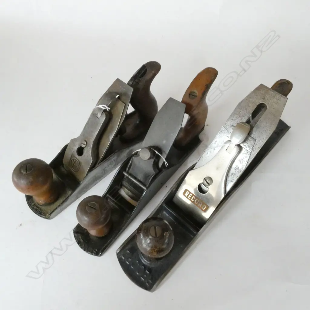 RECORD No.5, STANLEY & V.B BENCH PLANES (3) Image 1++