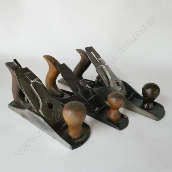 RECORD No.5, STANLEY & V.B BENCH PLANES (3)