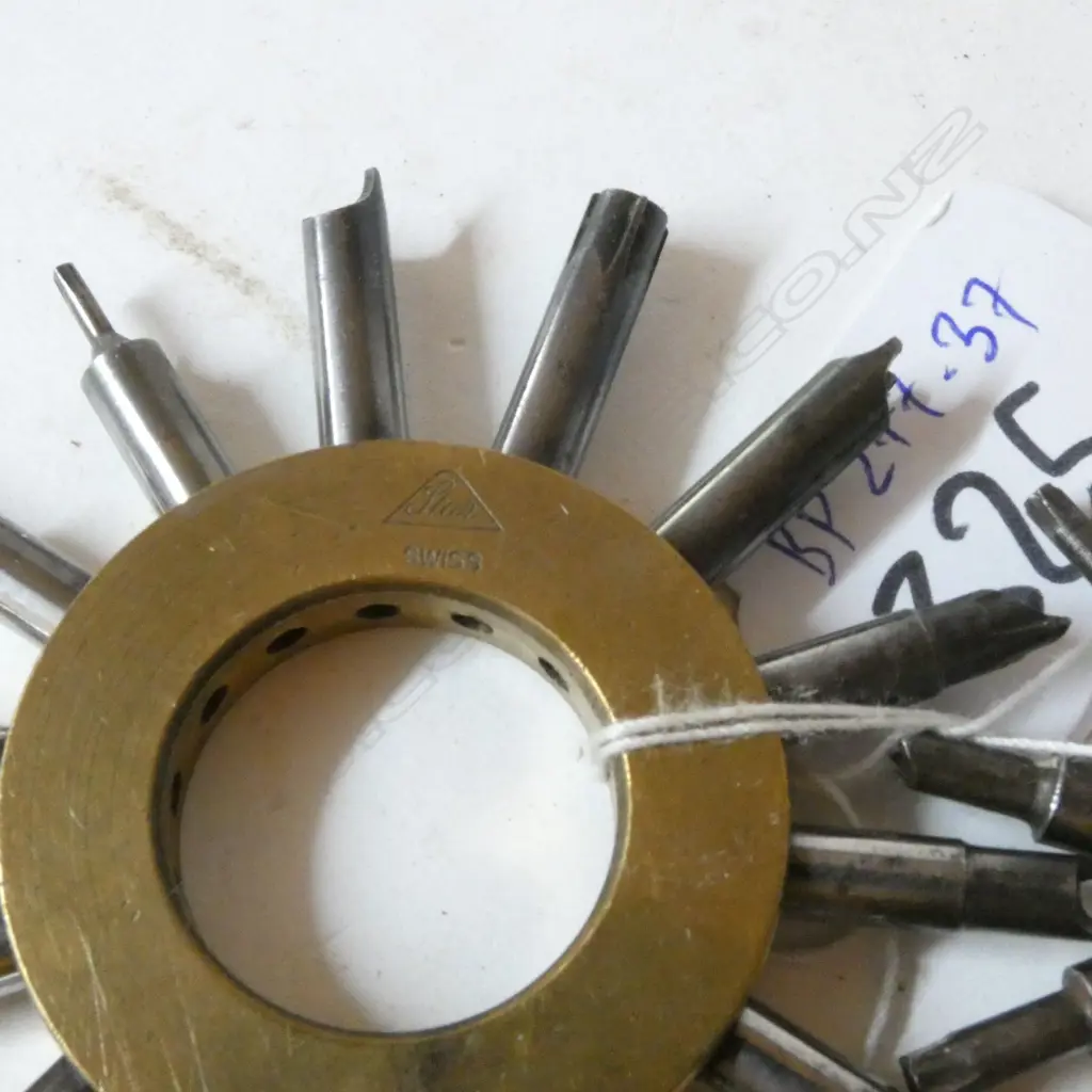 2 BUN NUT INSTRUMENT MAKERS TOOLS; CROWN & SHARPE SHEET & PLATE STEEL GAUGE; ENGINEERS RULE & CALIPERS, OIL DISPENSER Image 1++