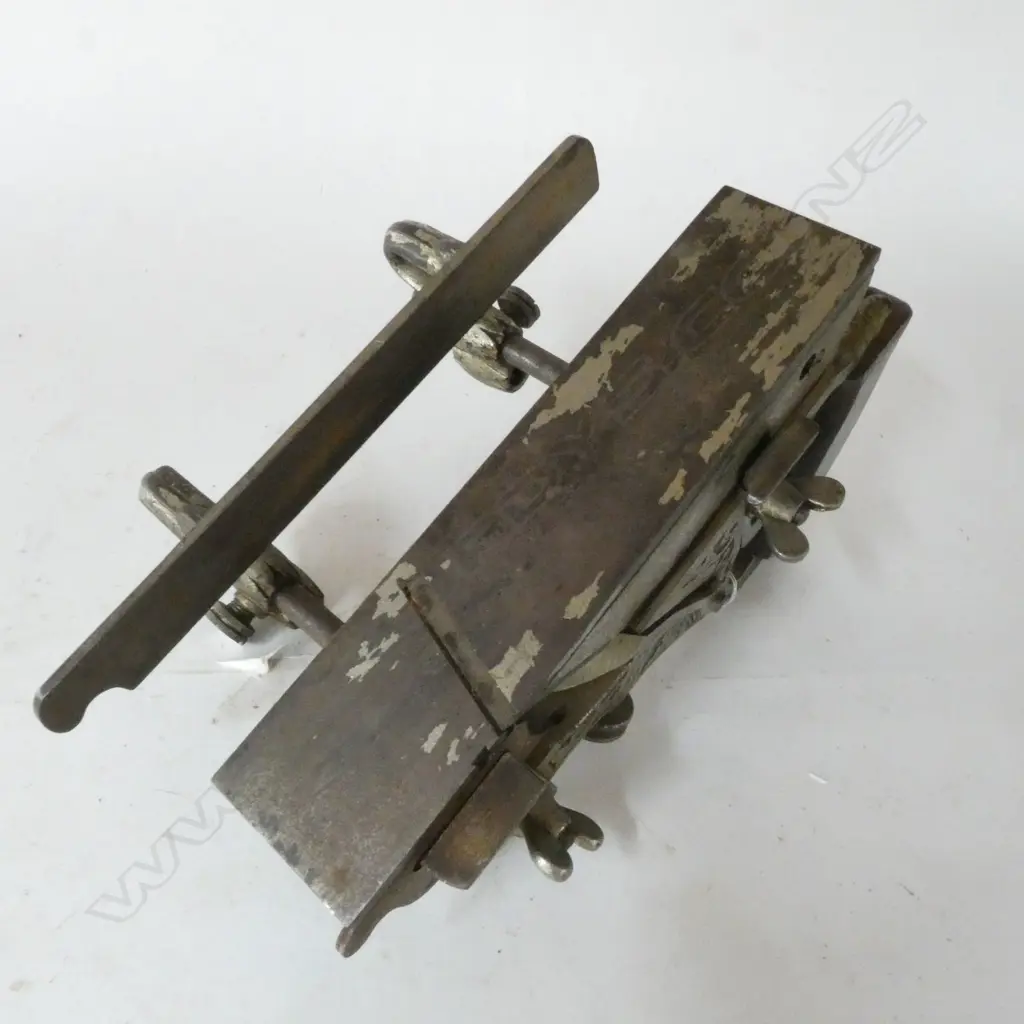 STANLEY NO. 141 PLOW / FILLESTER COMBINATION PLANE WITH COMPLETE SET BLADES + INSTRUCTIONS Image 1++