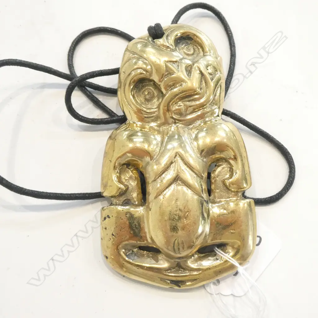 MAORI TIKI BRONZE PENDANT  Image 1++