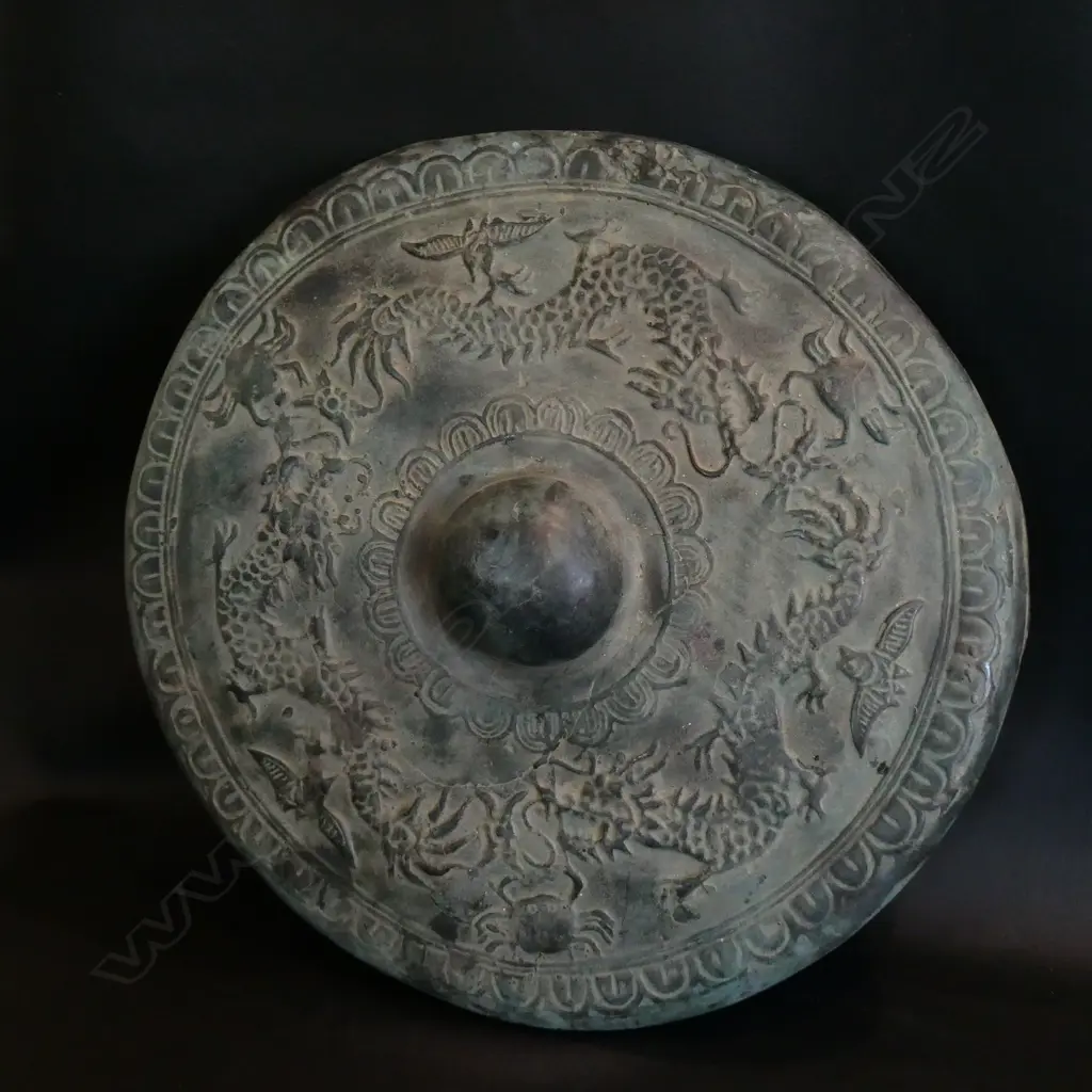 OLD METAL HANGING ORNAMENT 400MM DIA Image 1++