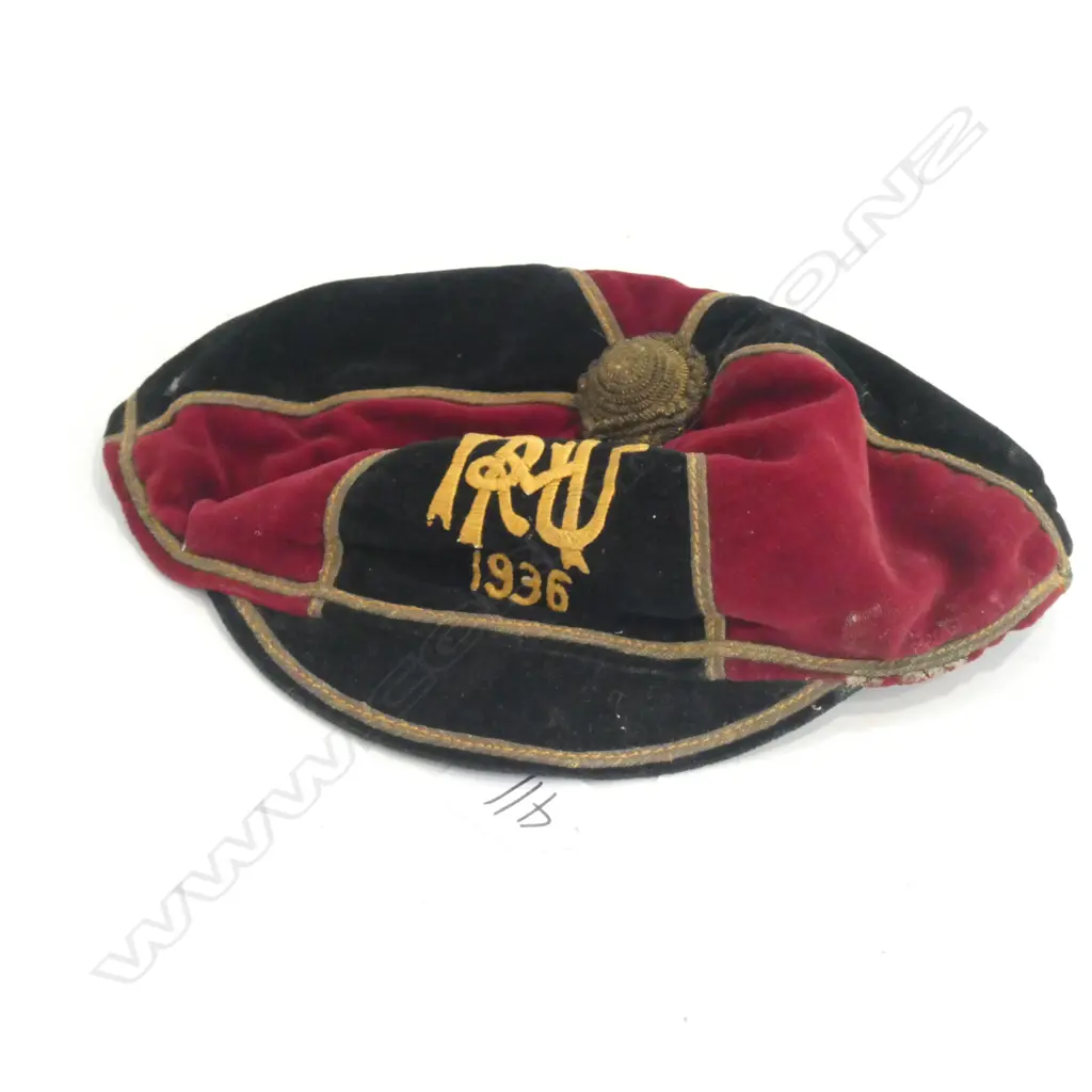 1936 AUCKLAND RUGBY UNION CAP Image 1++