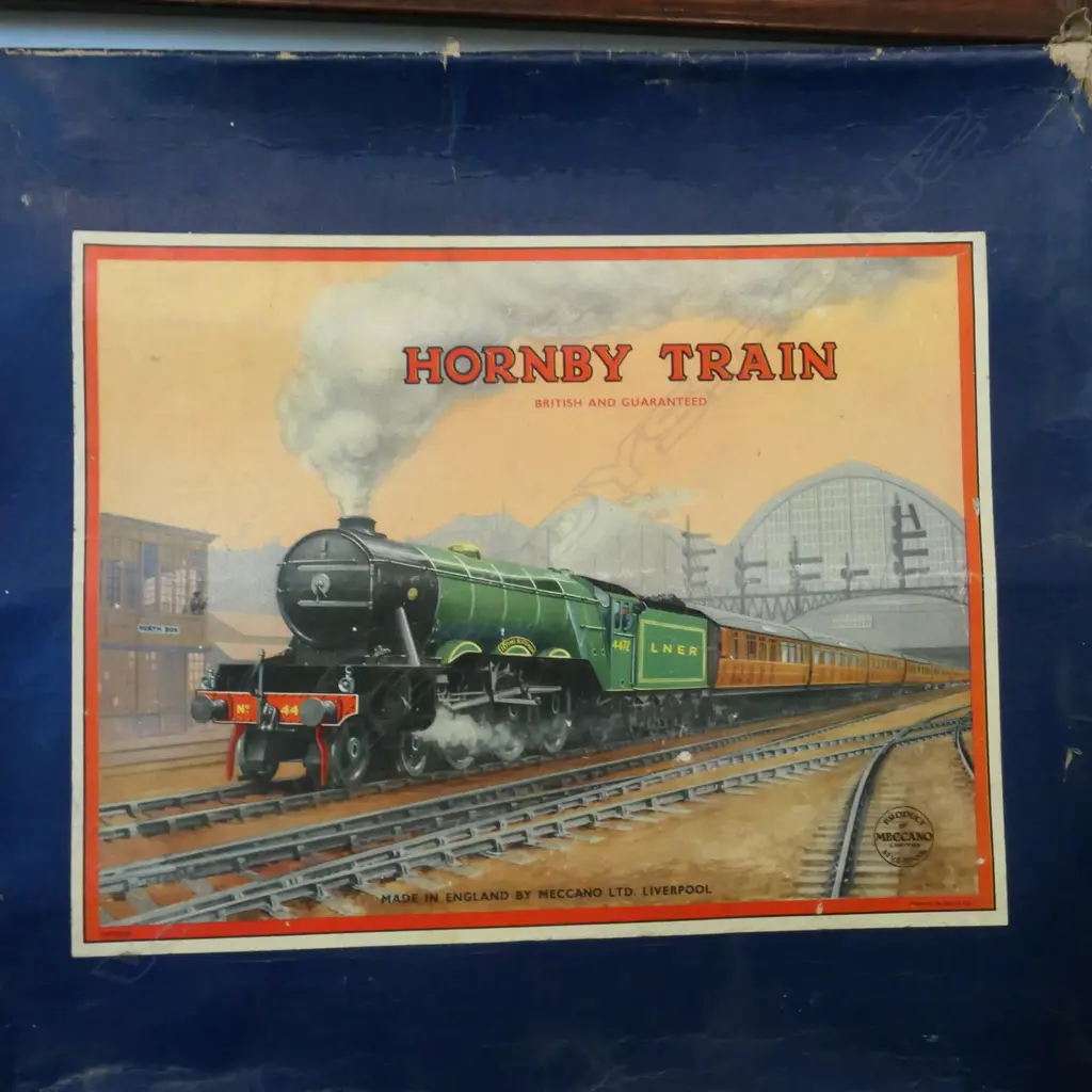VINTAGE "HORNBY TRAIN No.201 TANK GOODS SET" BOXED Image 1++